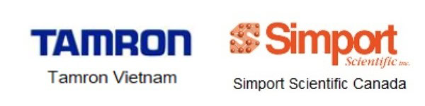 Customer: Tamron Vietnam (Vietnam); Simport Sientific Inc (Canada)