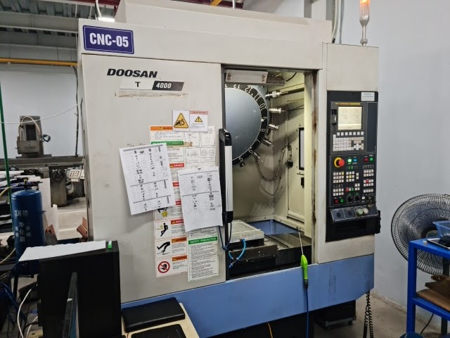 The CNC Milling Machine at Vina Rubber